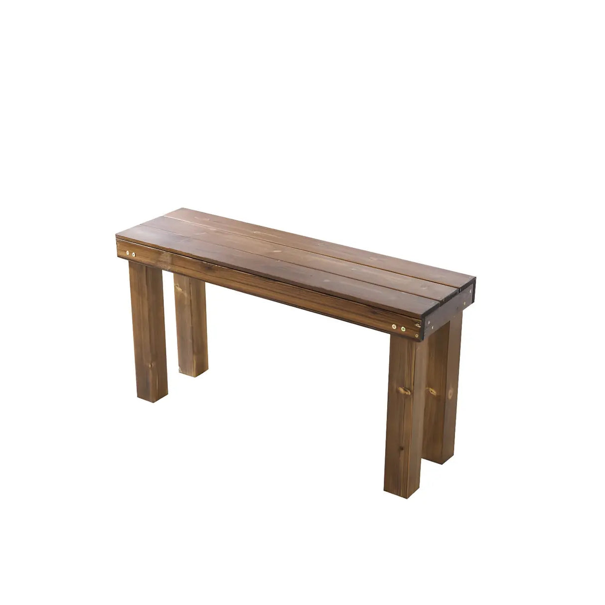 Rustic Rectangular Wooden Waterproof Brown Plant Stand Image - 23