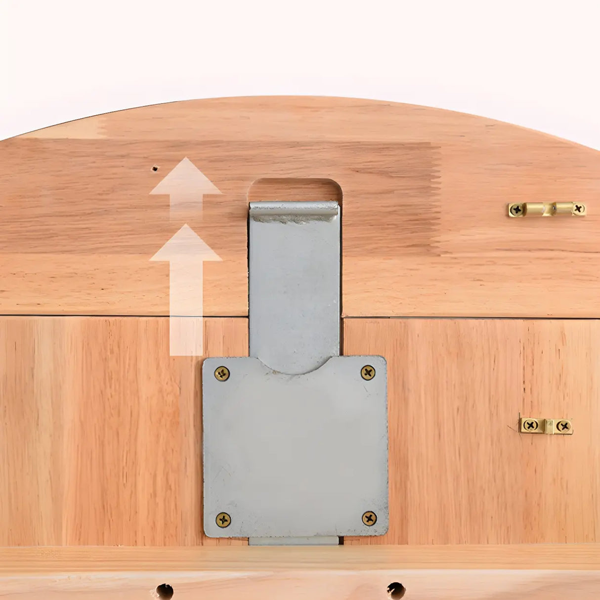 Rustic Round Natural Wooden Extendable Dining Table Image - 8