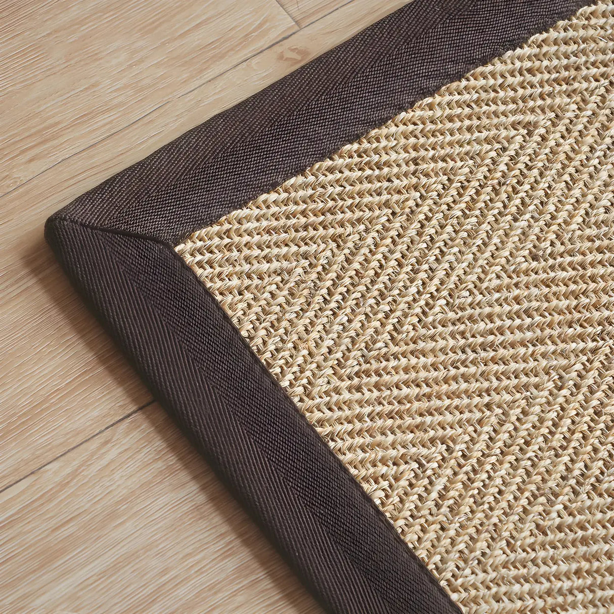 Rustic Sisal Woven Striped Multi-Color Indoor Rug Image - 5