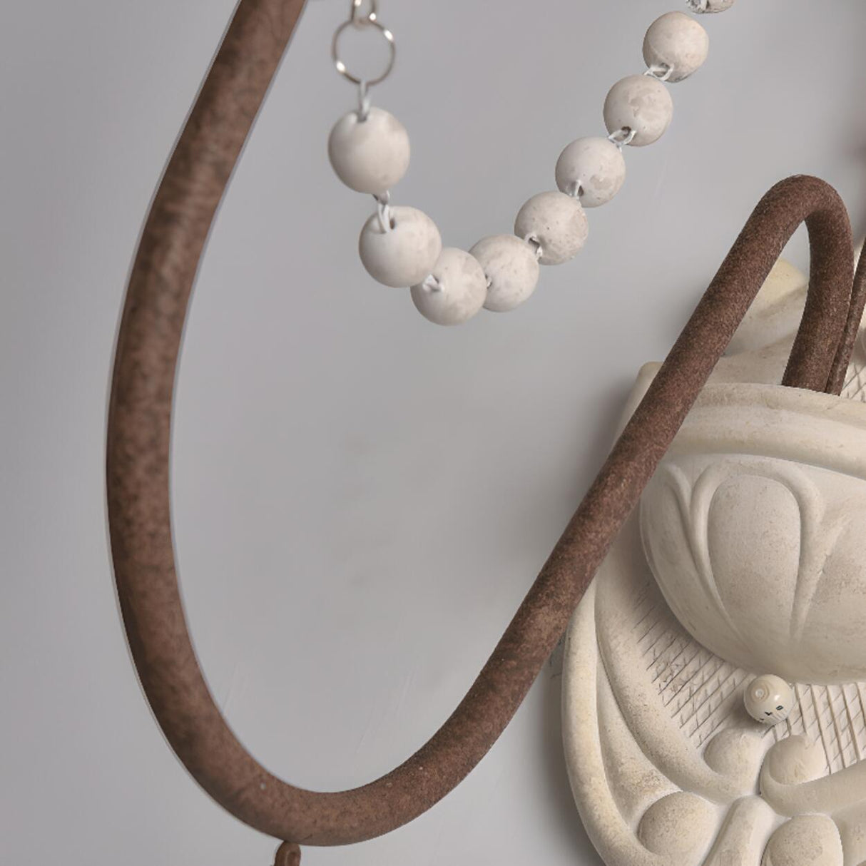 Rustic Vintage Wooden Candle Wall Sconce Light Image - 16