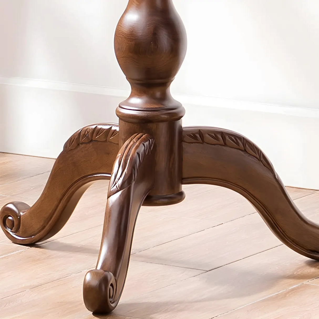 Rustic Wood Brown Entryway Freestanding Hooks Hall Tree Image - 6