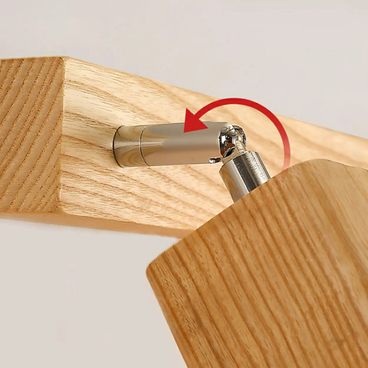 Rustic Wooden Geometric 3-Light Vanity Sconce Light Image - 12