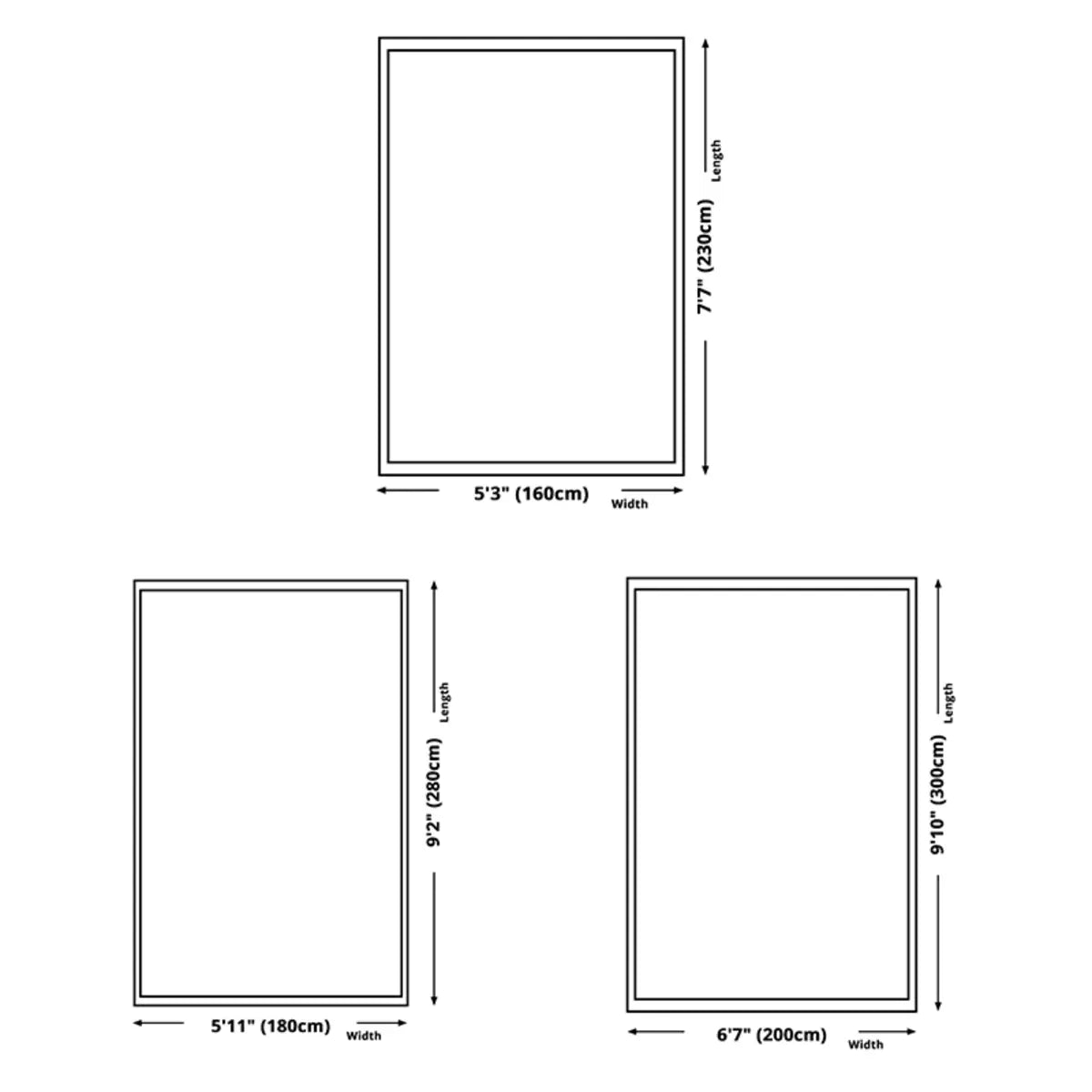 Scandi Abstract Rectangular Soft Wool Anti-Slip Area Rug Image - 17