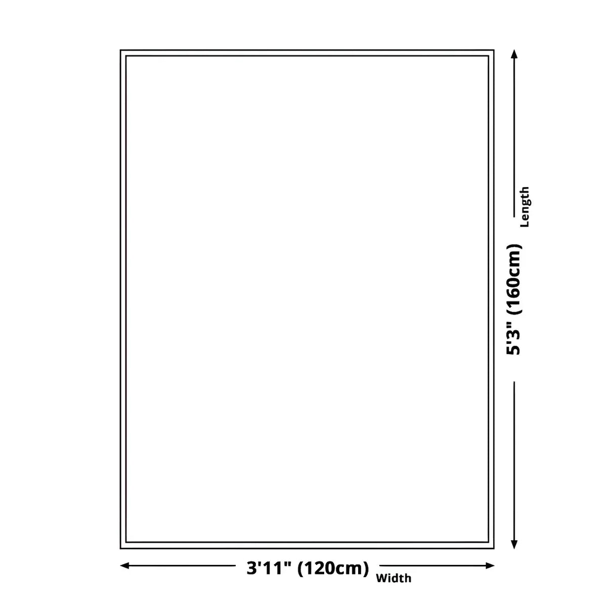 Scandinavian Abstract Polypropylene Blue Rectangle Rug Image - 2