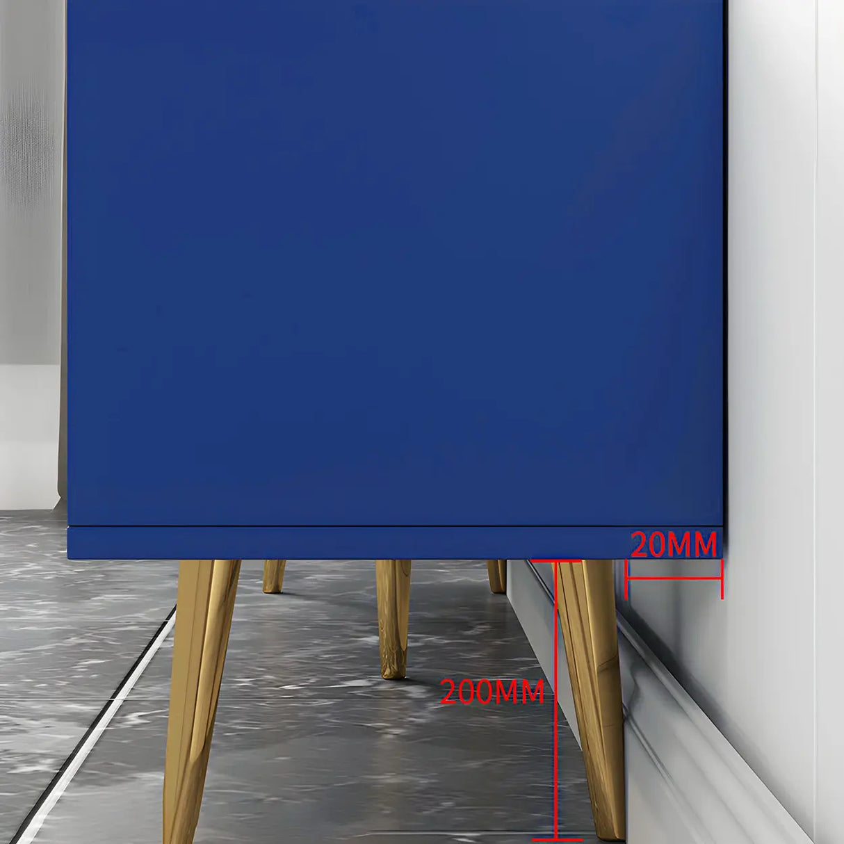 Scandinavian Engineered Wood TV Media Stand Matte Finish Media Console with Drawers Image - 12