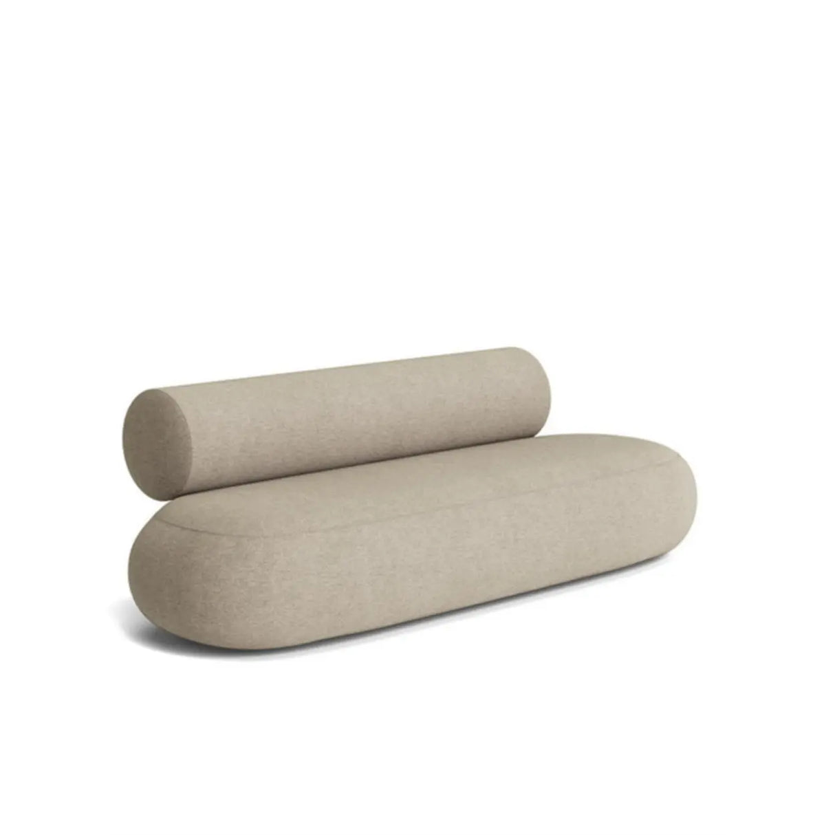 Scandinavian Fabric Cushion Back Foam Seat Fill Sofa Image - 2