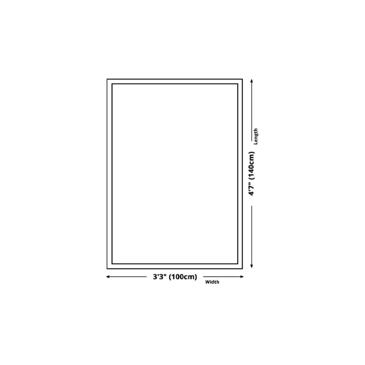 Scandinavian Geometric Striped Anti-slip Area Rug