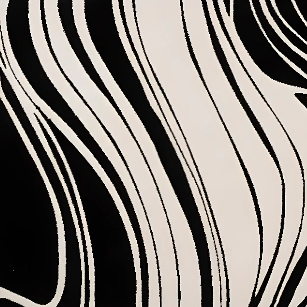 Scandinavian Geometric Striped Anti-slip Area Rug Image - 7