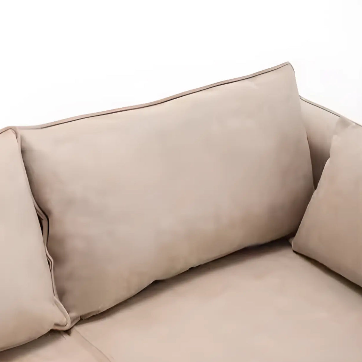 Scandinavian Gray Square Arm Memory Foam Fill Sofa Image - 10