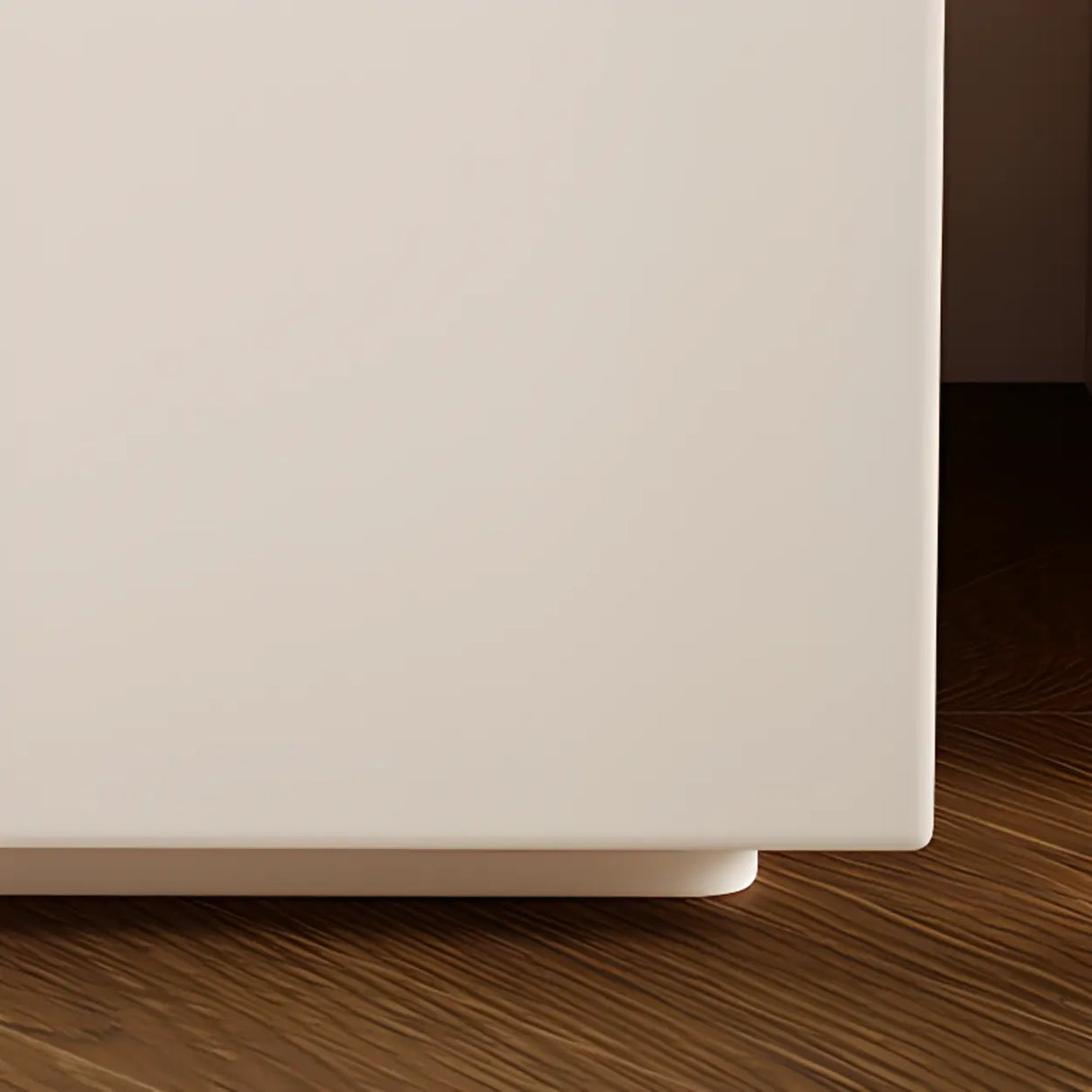 Scandinavian Modern Wood 2-Tier Nightstand with Drawers Image - 10