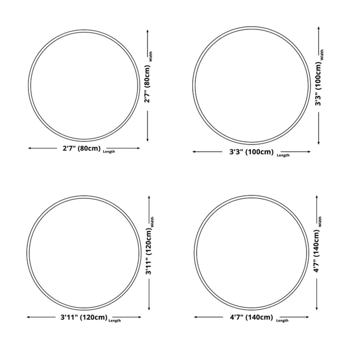 Scandinavian Round Imitation Wool Green Neutral Area Rug Image - 11