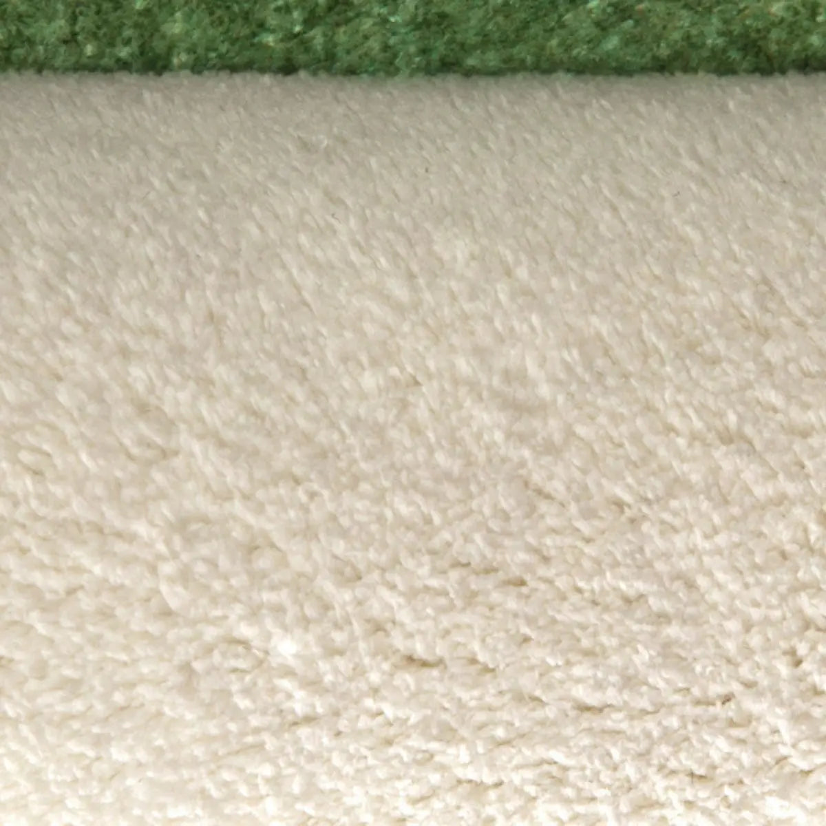 Scandinavian Round Imitation Wool Green Neutral Area Rug Image - 9