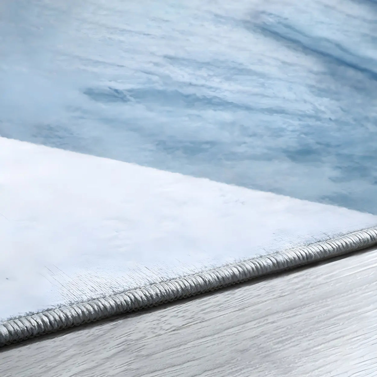 Scandinavian Round Polyester Green Bedroom Anti-Slip Rug Image - 13