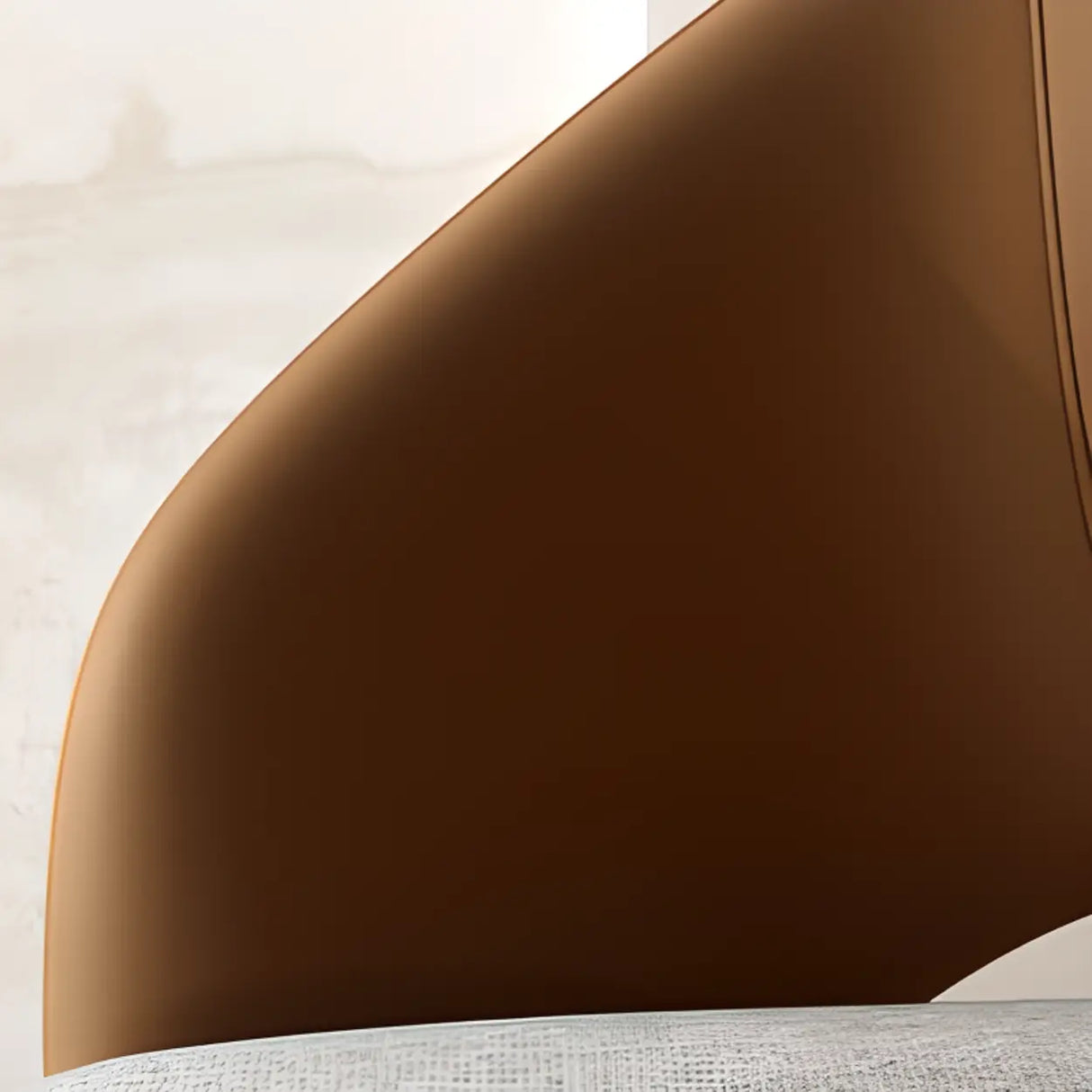 Scandinavian Upholstered Arm Dining Chair with Padded Seat Image - 8