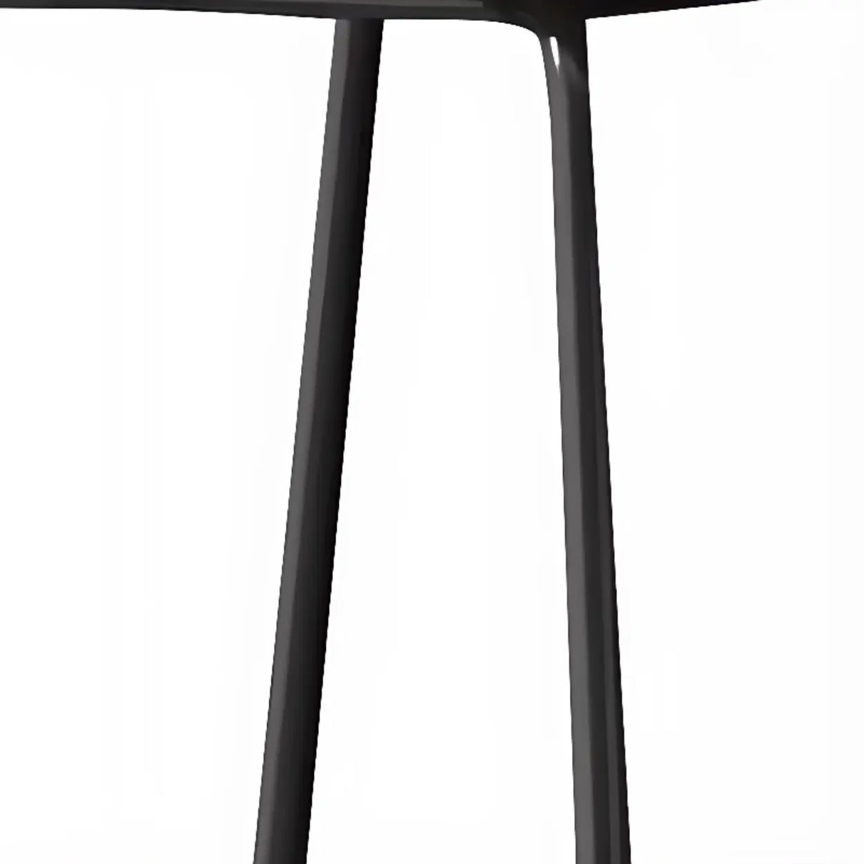 Scandinavian Upholstered Bar Stool with Metal Footrest Image - 6