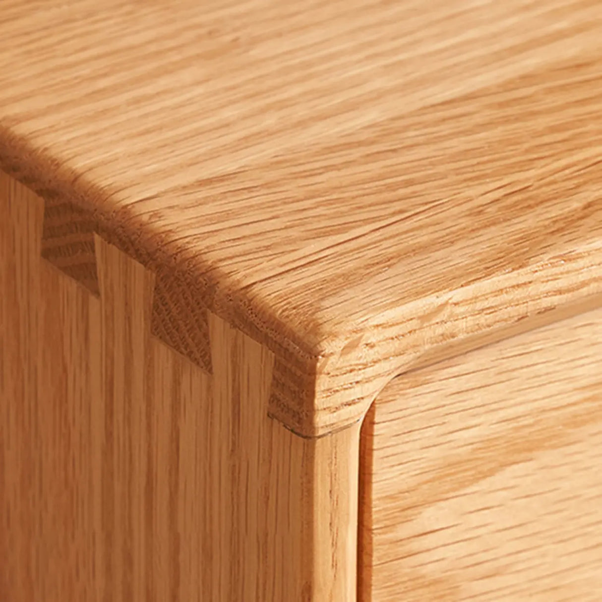 Scandinavian Wall-Mounted Wood TV Stand with Cabinet Image - 13