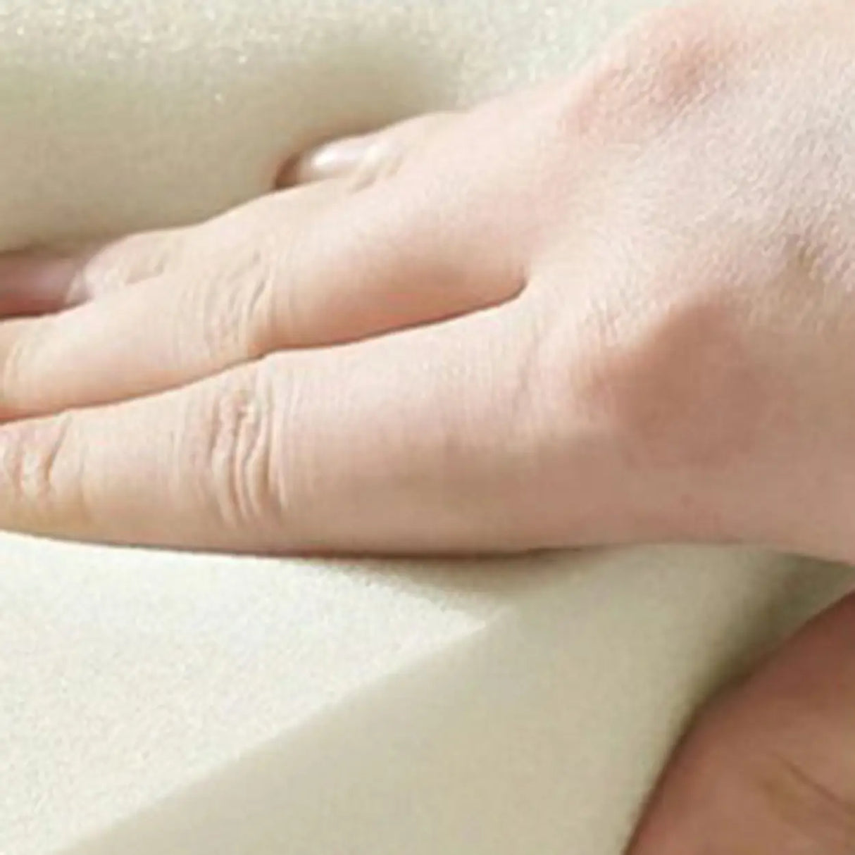 Scandinavian White Sherpa Fabric Concealed Support Sofa Image - 9