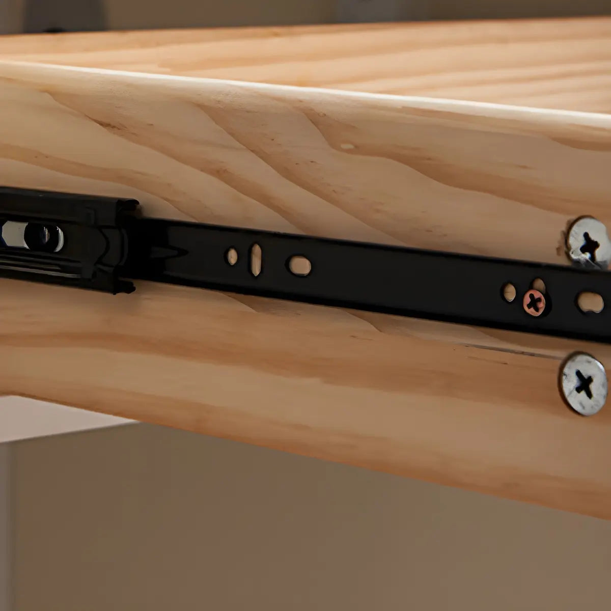 Scandinavian White Wood Drawers Storage Computer Desk Image - 8