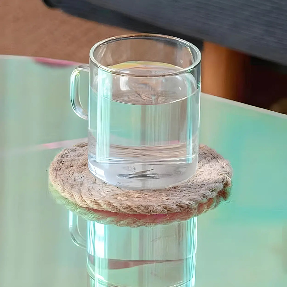 Scratch Resistant Acrylic Gloss Finish Coffee Table Image - 10