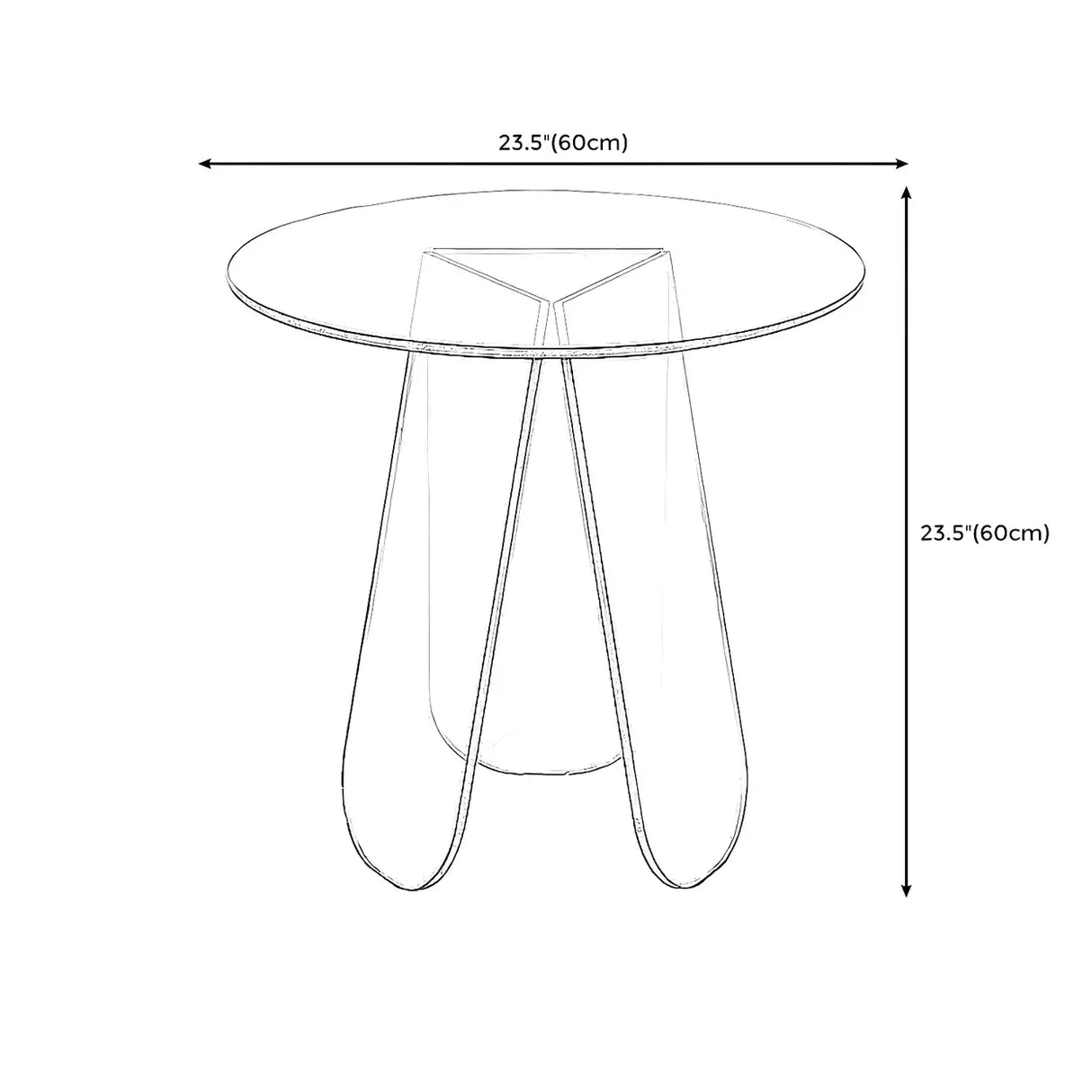 Scratch Resistant Acrylic Gloss Finish Coffee Table Image - 17