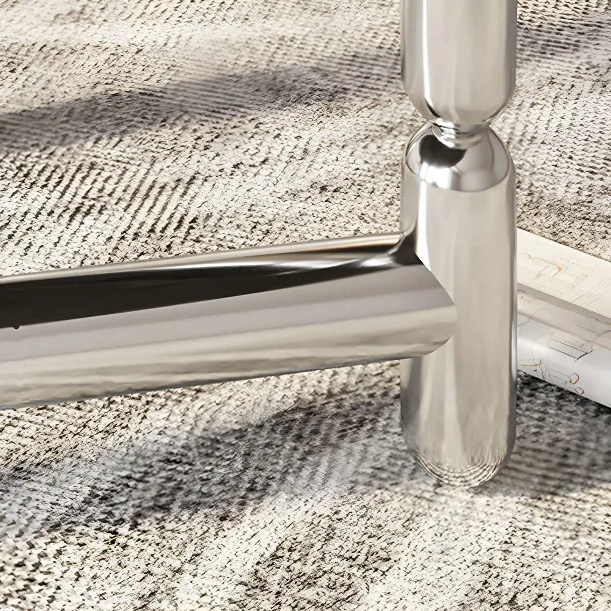 Scratch Resistant Glass Round Three Leg Coffee Table Image - 9