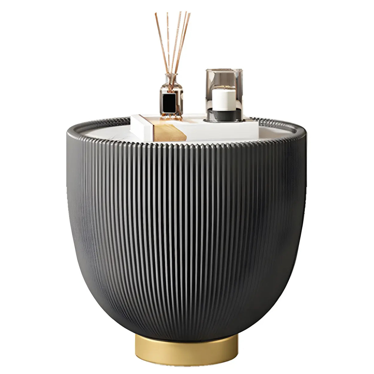 Scratch Resistant Round Stone Bunching Coffee Tables Image - 5