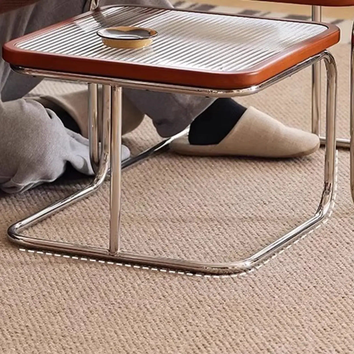 Scratch Resistant Square Stainless Steel Nesting Tables Image - 10