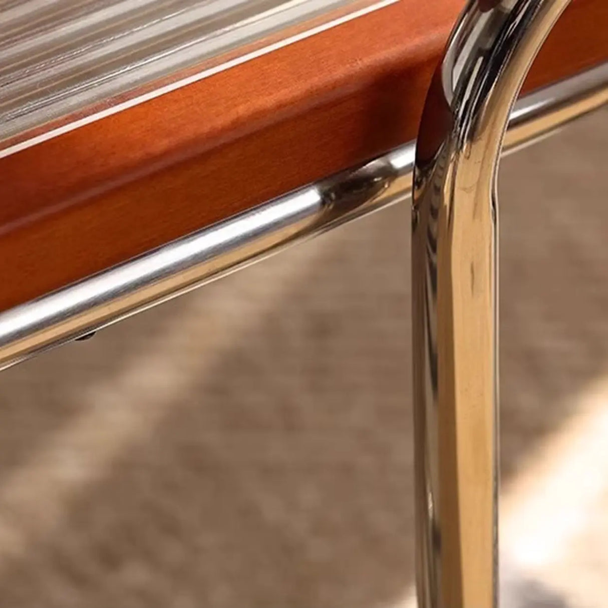 Scratch Resistant Square Stainless Steel Nesting Tables Image - 4