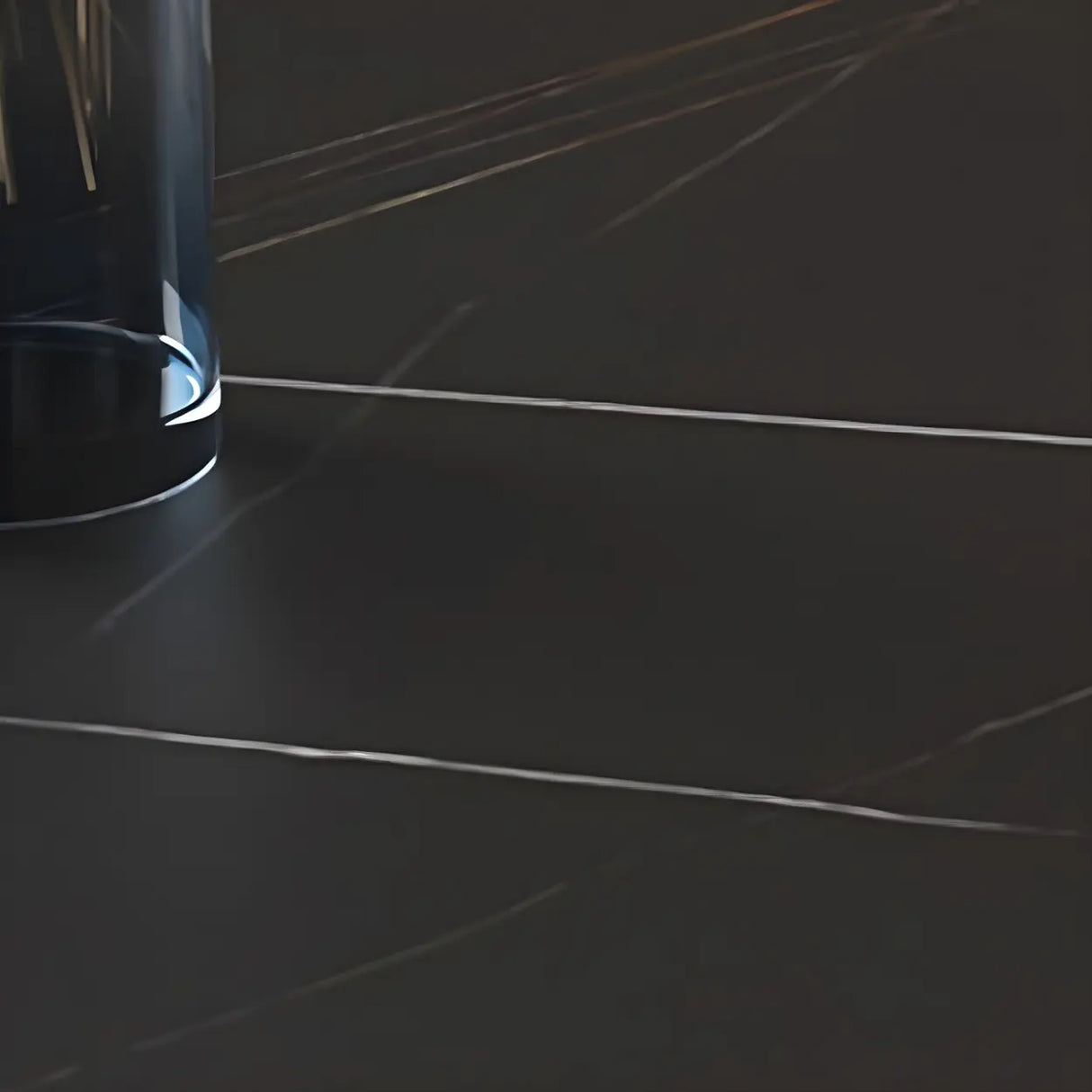 Scratch Resistant Stone Top Trestle Base Coffee Table Image - 12