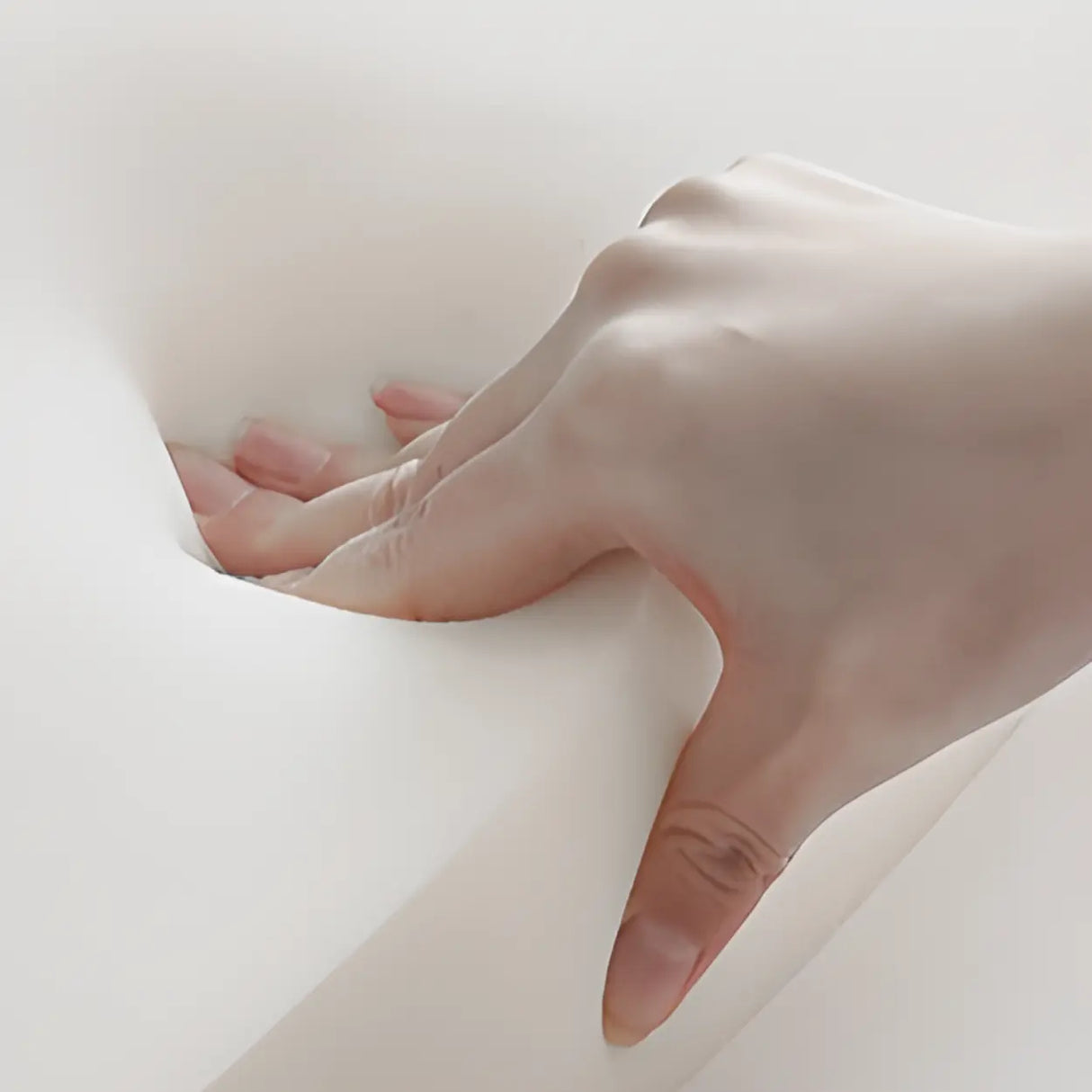 Sherpa White Removable Cushion Lounge Accent Chair with Pillow Image - 11