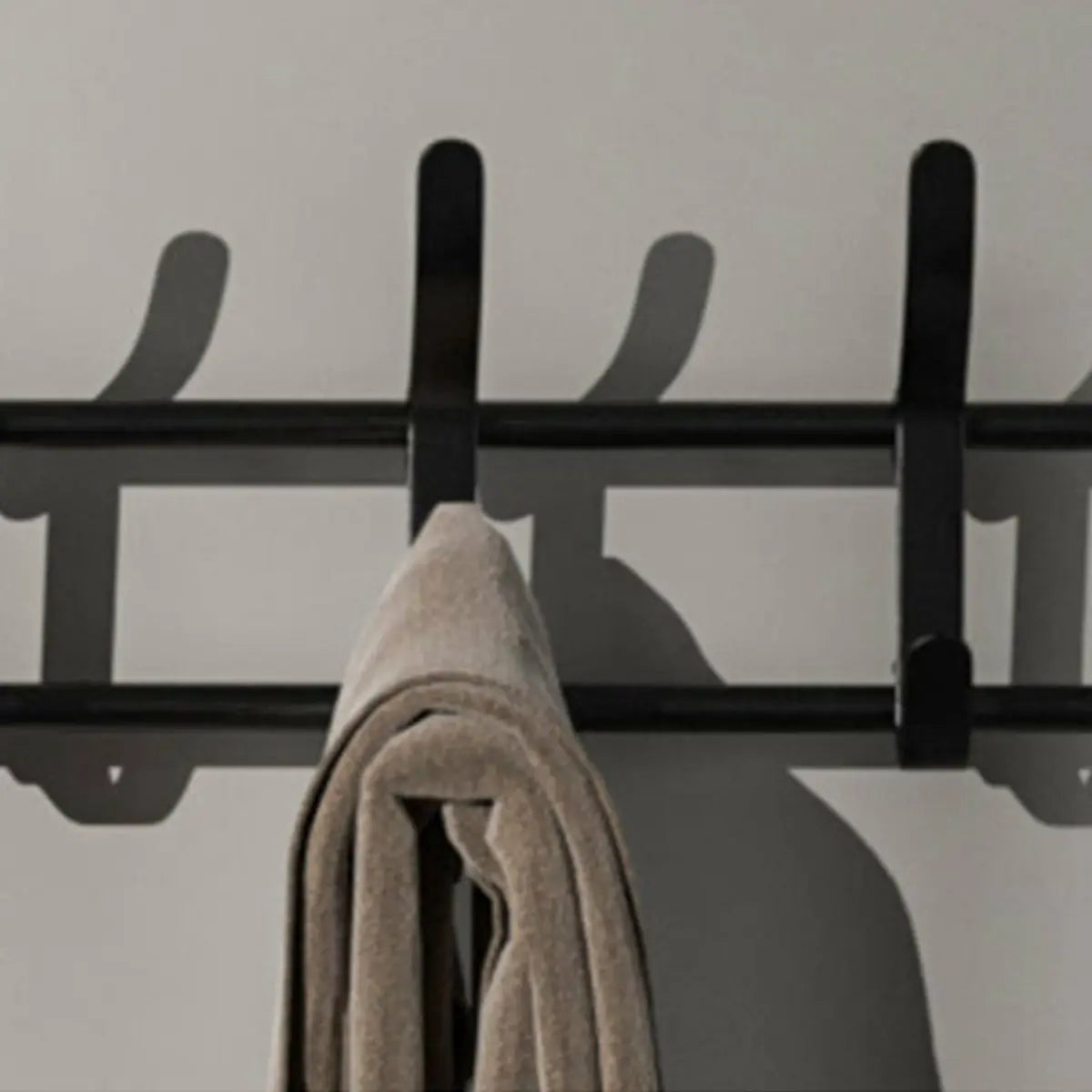 Shoe Storage Metal White Tall Coat Rack with Shelves Image - 9