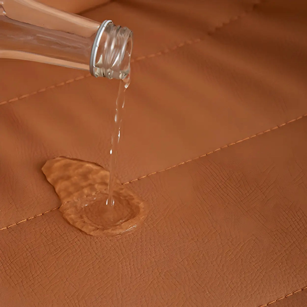 Silver Base Swivel Ergonomic Leather Office Chairs Image - 10