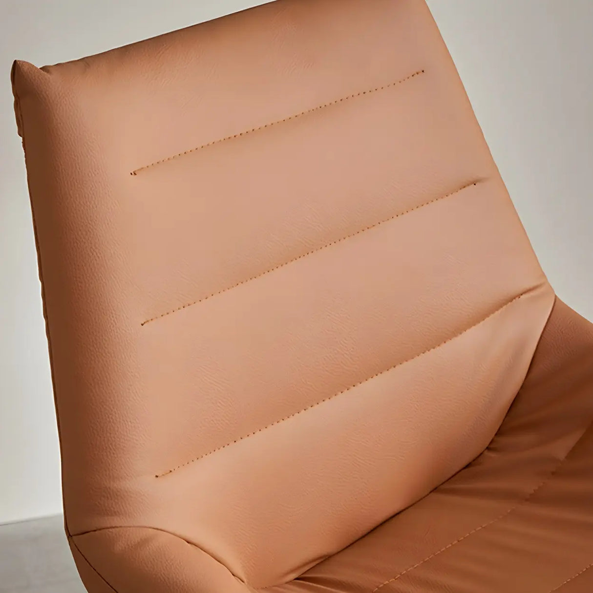 Silver Base Swivel Ergonomic Leather Office Chairs Image - 12