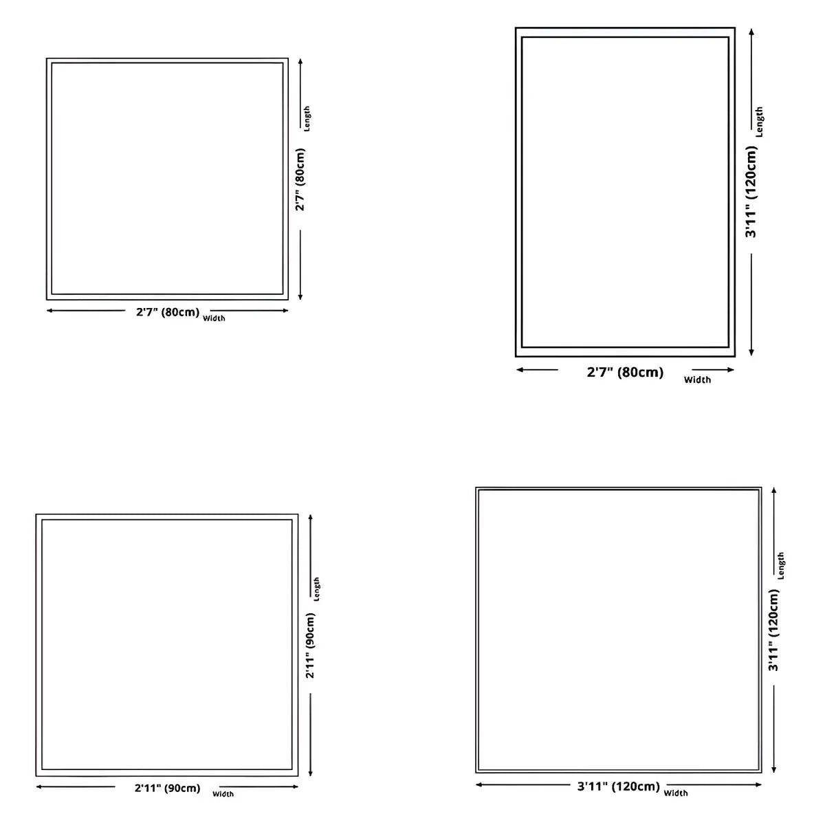 Simple Abstract Vinyl Beige Anti-Slip Backing Area Rug Image - 14