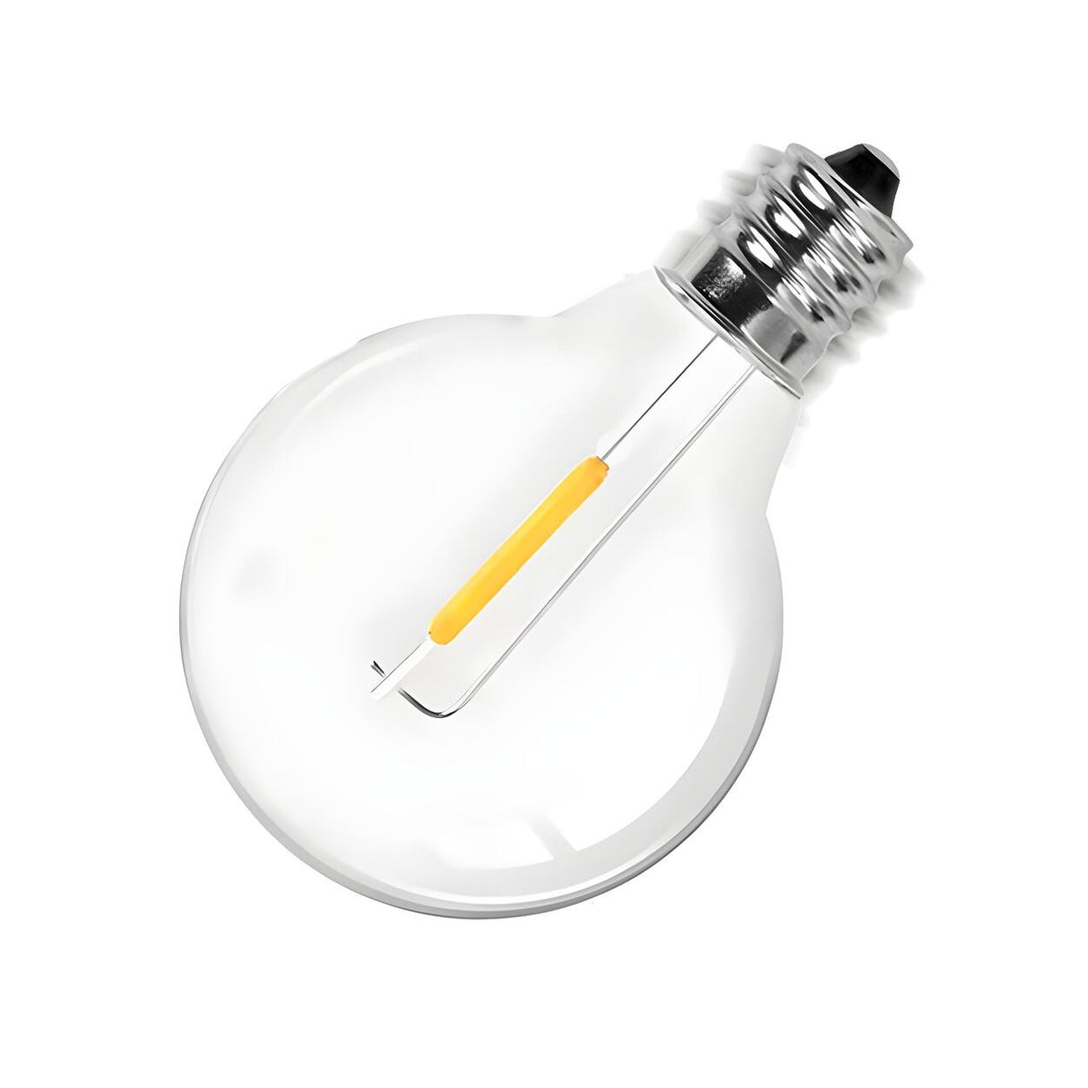 Simple Black Globe Bulb Festive LED String Lights Image - 4