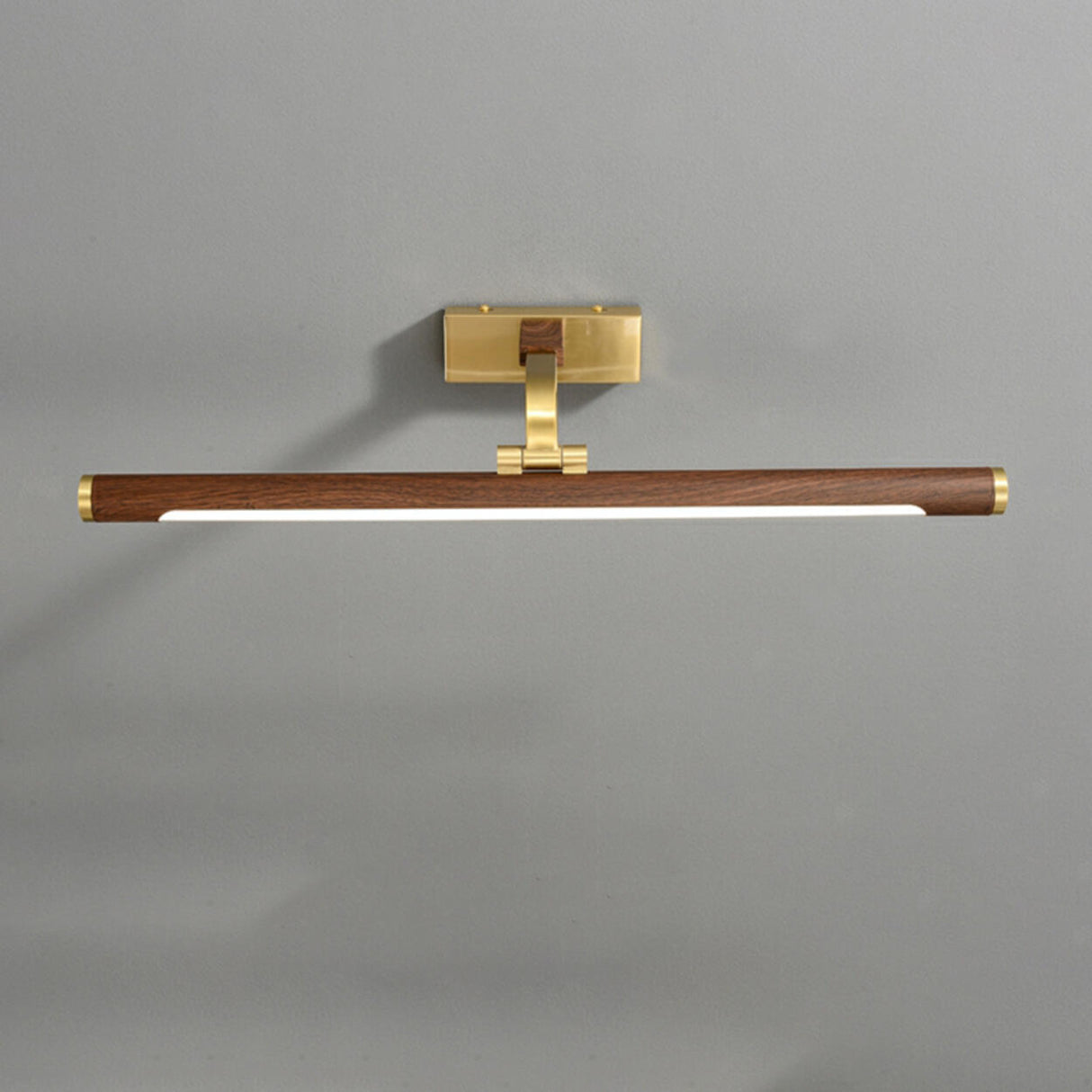 Simple Brass Linear Adjustable Vanity Mirror Light Image - 9