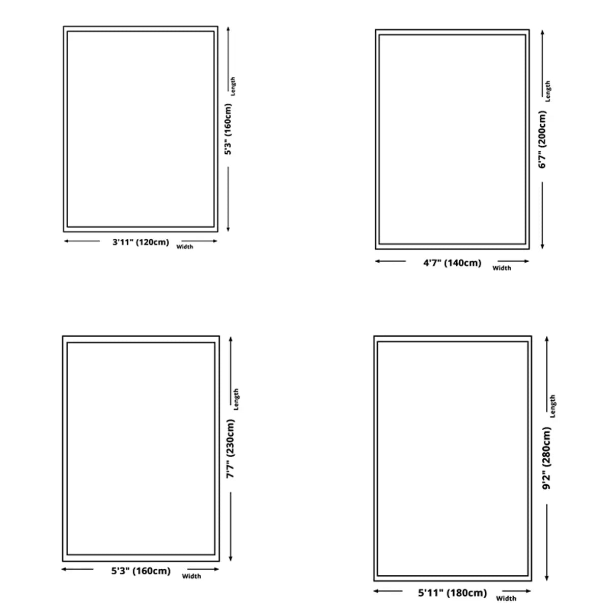 Simple Cloud-Shaped Abstract Cotton Cream Area Rug