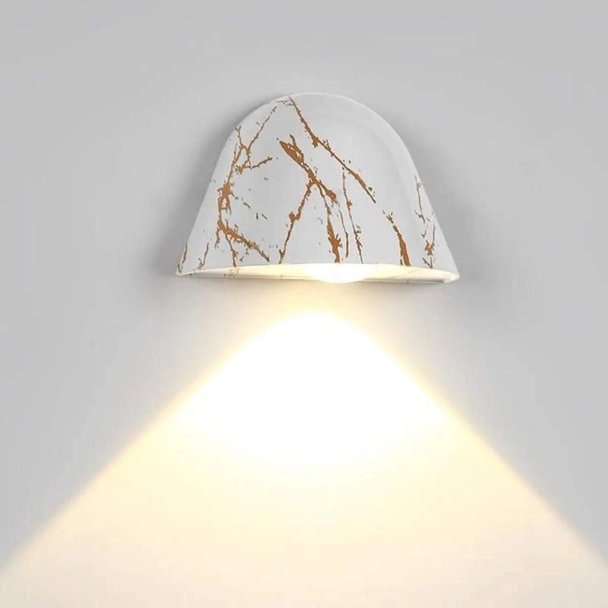 Simple Cone Metal Dimmable LED Small Wall Light Black Image - 13