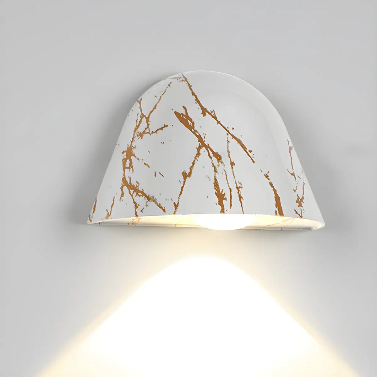 Simple Cone Metal Dimmable LED Small Wall Light Black Image - 15