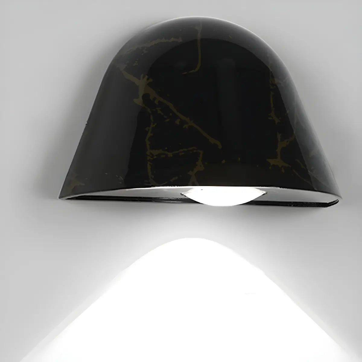 Simple Cone Metal Dimmable LED Small Wall Light Black Image - 16