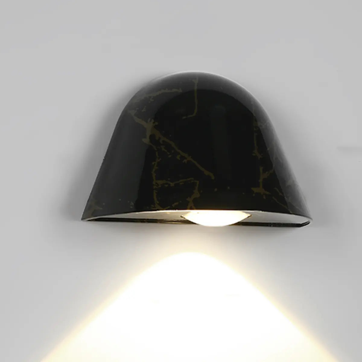 Simple Cone Metal Dimmable LED Small Wall Light Black Image - 17