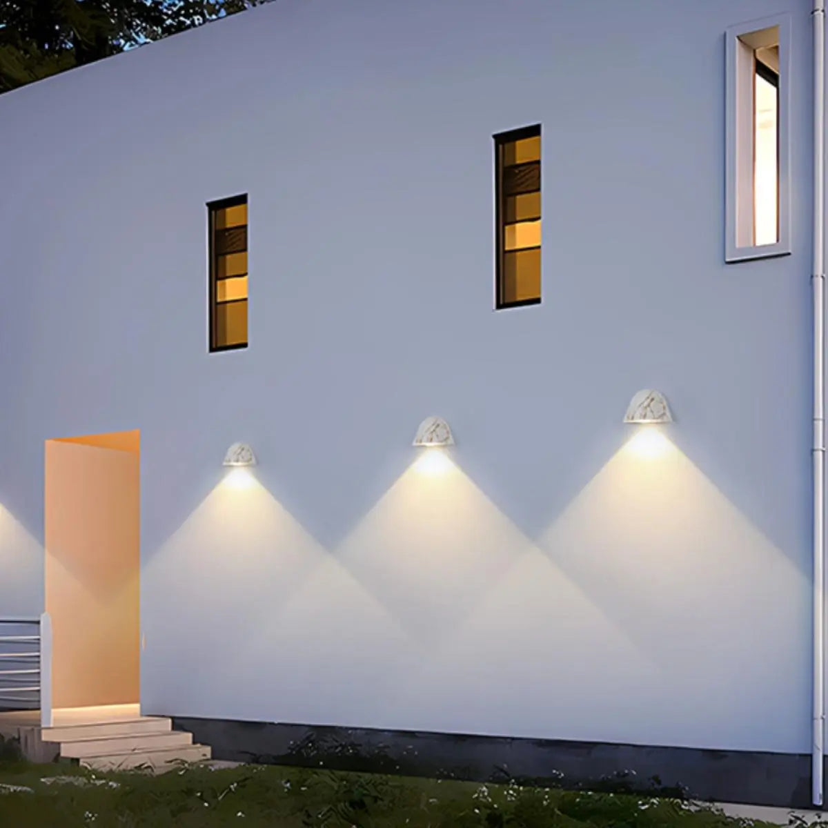 Simple Cone Metal Dimmable LED Small Wall Light Black Image - 6