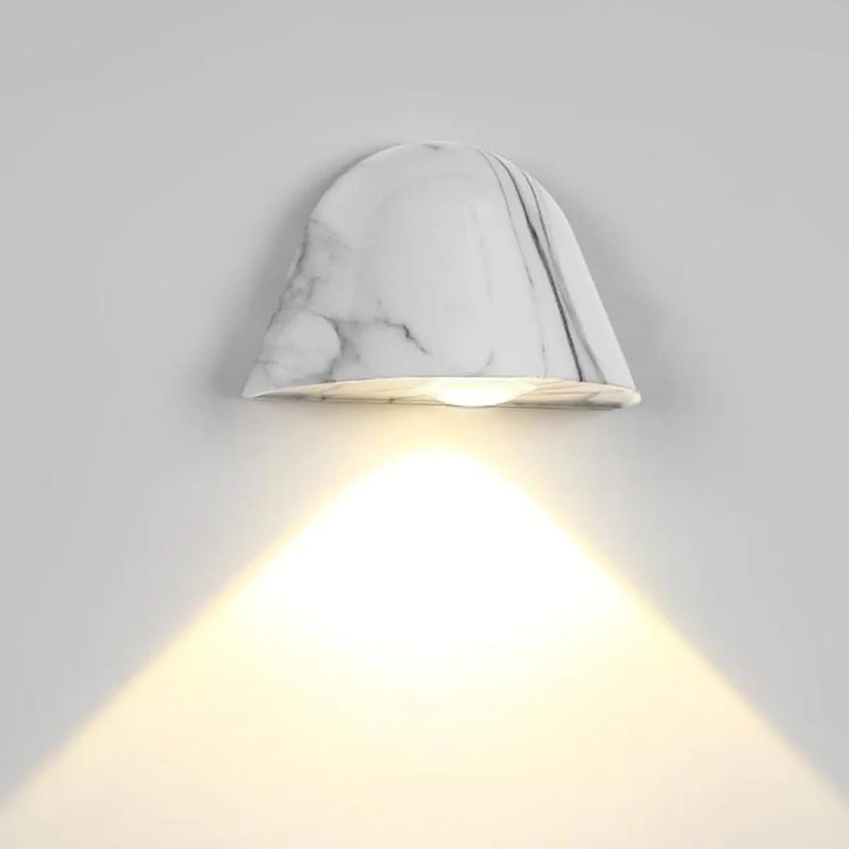 Simple Cone Metal Dimmable LED Small Wall Light Black Image - 8