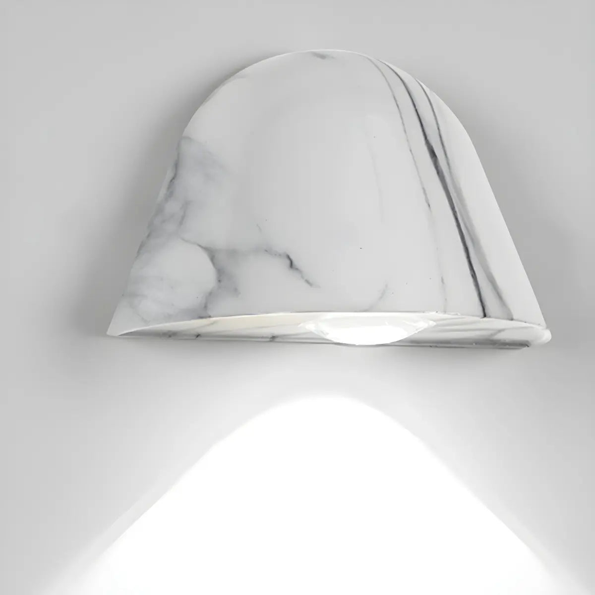 Simple Cone Metal Dimmable LED Small Wall Light Black Image - 9