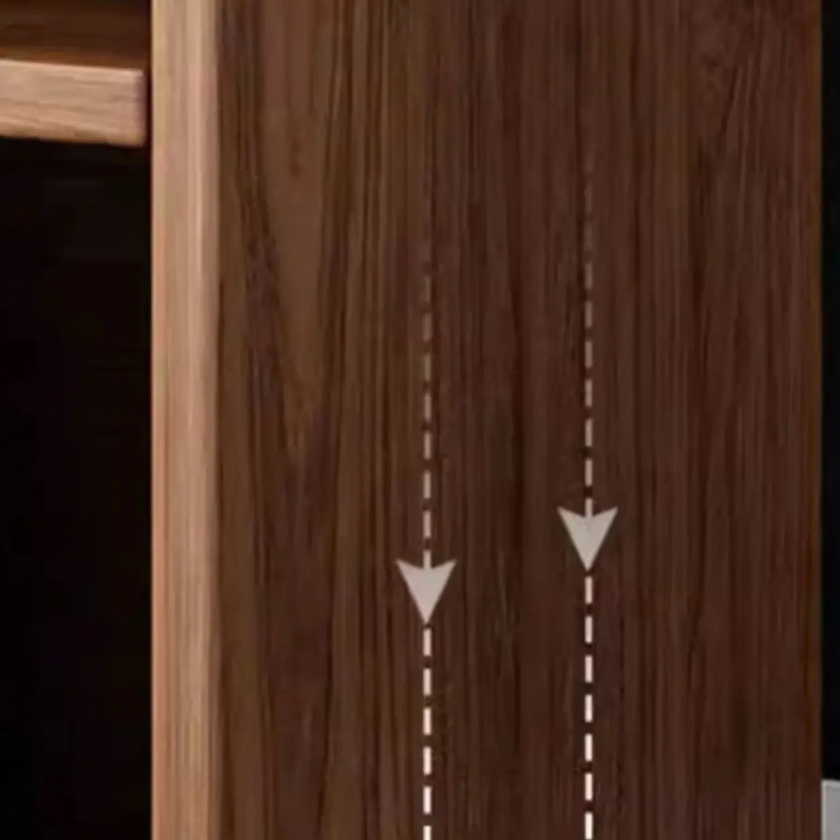 Simple Cube Solid Wood Brown Closed Short Bookcase Image - 6