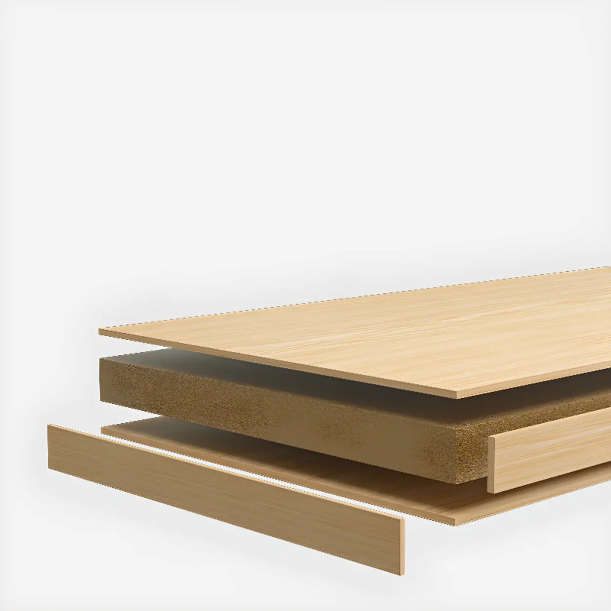 Simple Desktop Wood Open Shelves Zigzag Bookcase Brown Image - 8