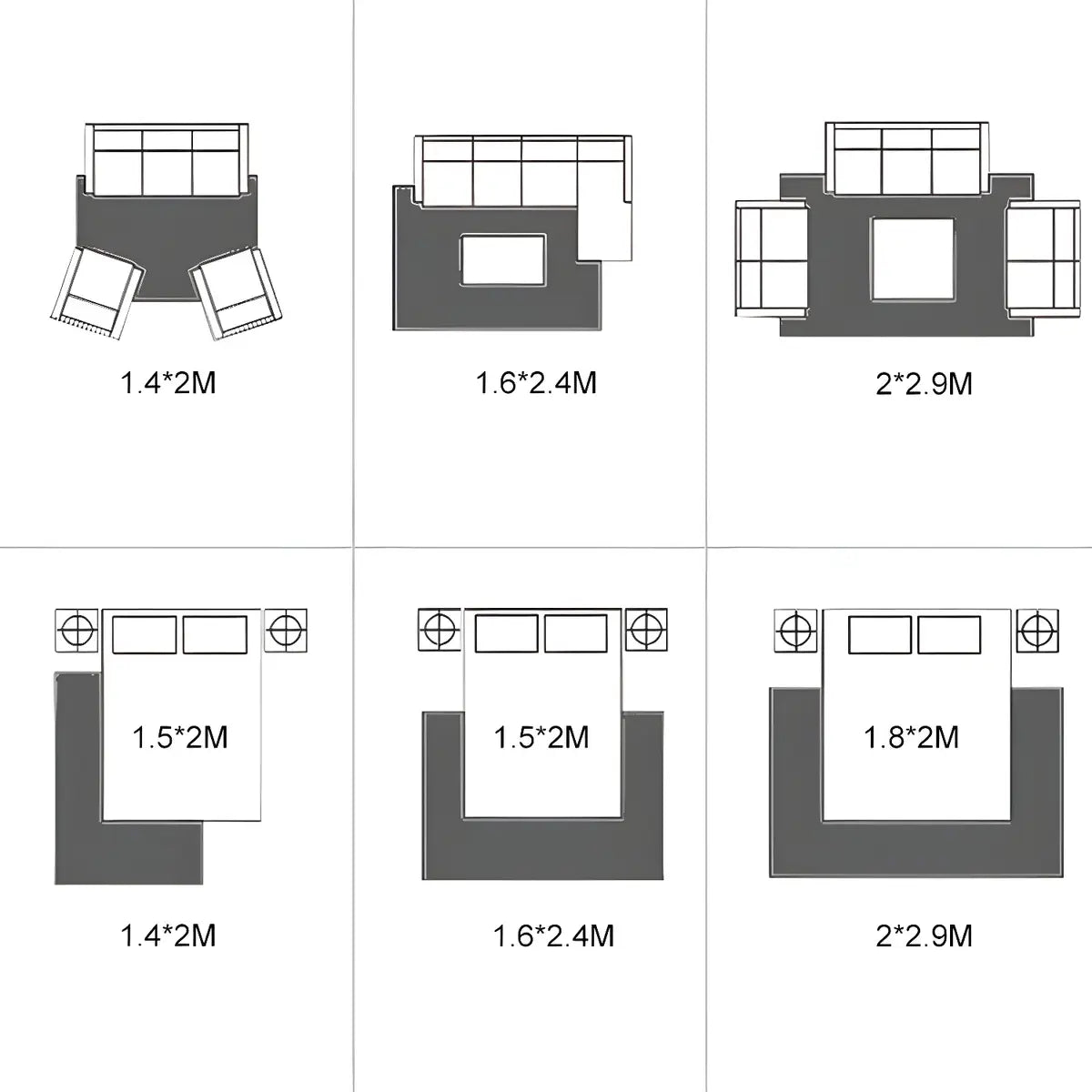 Simple Geometric Pattern Polyester Beige Area Rug Image - 12