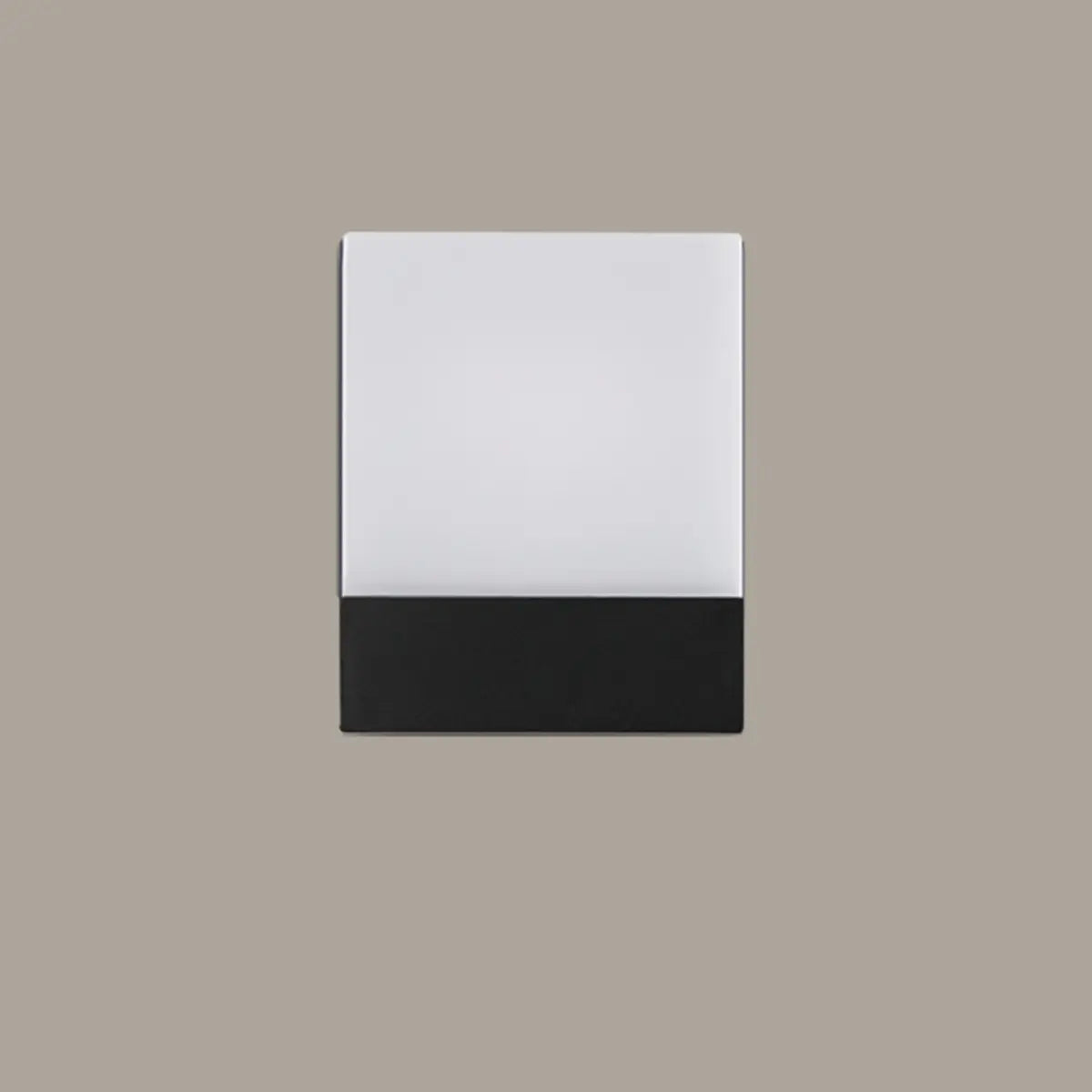 Simple Geometric Square Metal Outdoor LED Wall Light Image - 9