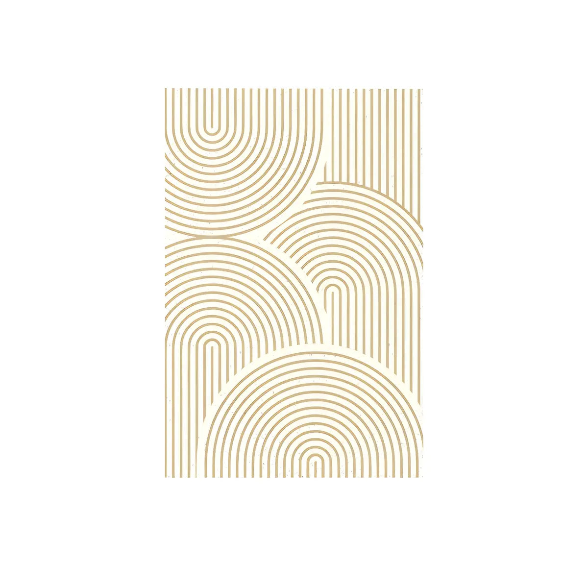 Simple Geometric Vinyl Beige Medium Non-Slip Area Rug Image - 8