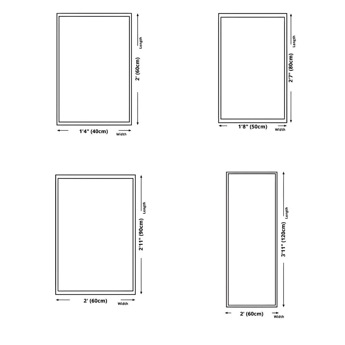 Simple Geometric Vinyl Beige Medium Non-Slip Area Rug